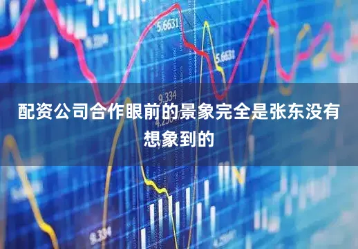 配资公司合作眼前的景象完全是张东没有想象到的